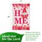 G128 Garden Flag Happy Valentine's Day Gnome Holding Love Sign 12"x18" Blockout Fabric